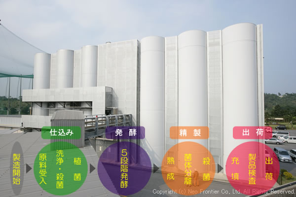 萬寿のしずくは、EMXと同じ工場で作られています。